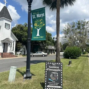a sign for st mary's episcopal