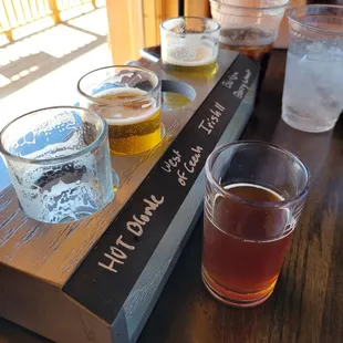 drink, oysters and mussels