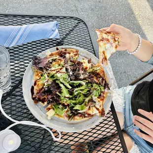 BBQ chicken Flatbread I think?