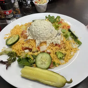 Garden Salad with 1 Scoop Topping