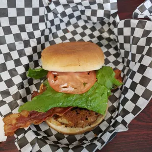 Crab cake BLT