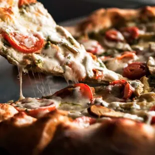 pizza, food