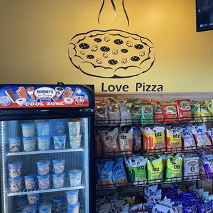 a display of food