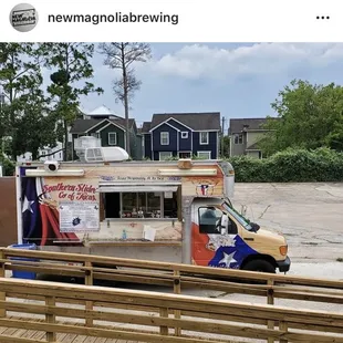 Pictured here is the Southern Slider Company of Texas Food Truck! If you see us around on the roads of Houston, Honk and Wave!!!!