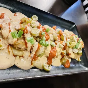 Fried green tomatoes