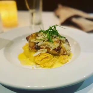 Chilean Sea Bass with Lobster Risotto! Awesome selection. Great Service!