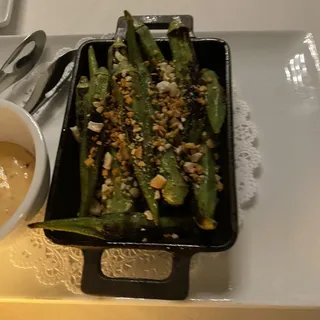 Charred Okra