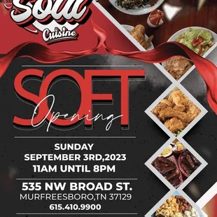 a flyer for the event