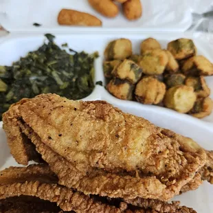 Friday fish fry. Flounder