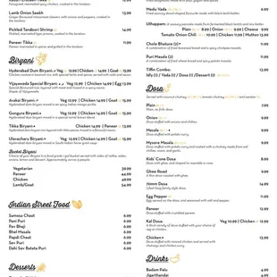 August 2019 Most Updated Menu Page 2