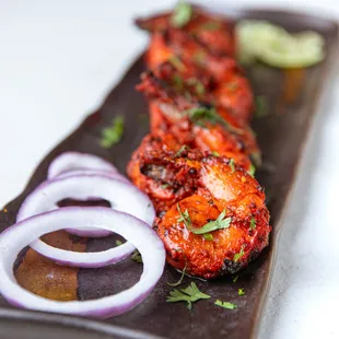 Achari Tandoori Jhinga