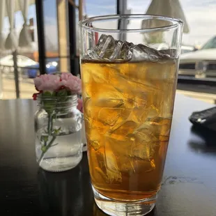 Iced sweet tea.