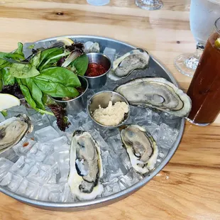 Blue point Oysters