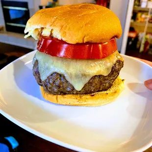 Ground beef made awesome burgers!