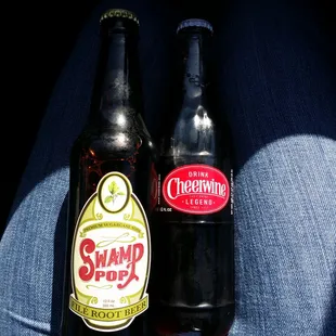 Lots of sodas to chose fron and you can do a mix &amp; match 6 pack of beer as well