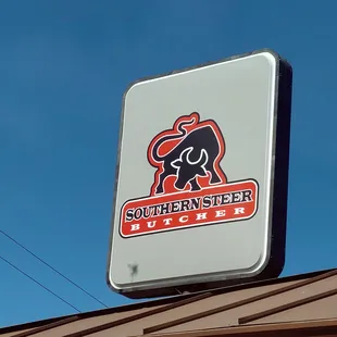 a sign for a restaurant