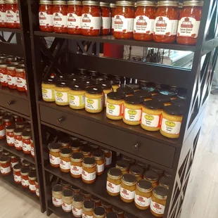 Salsas and cheese sauces