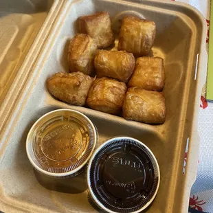 Beignets without powdered sugar