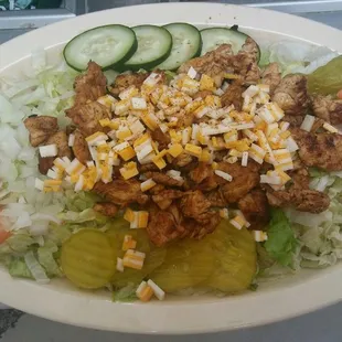 Grilled Chicken Salad.