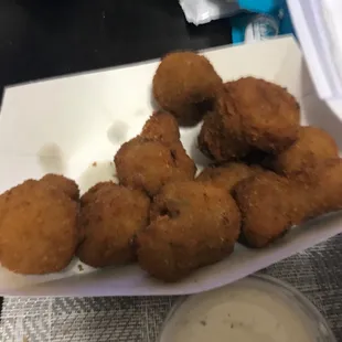 Fried mushrooms