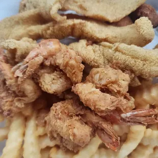 Shrimp &amp; fish combo