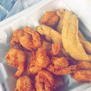 Catfish and Shrimp