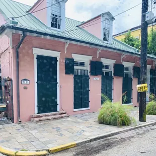 Example of house w/multiple windows vs. doors because the more doors a property had they were taxed!