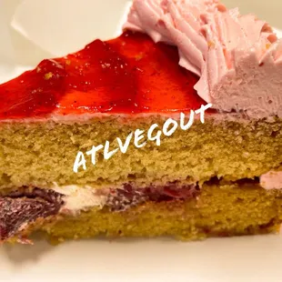 Vegan Strawberry Layer Cake