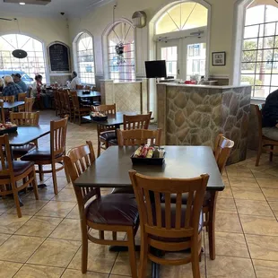 Spacious seating