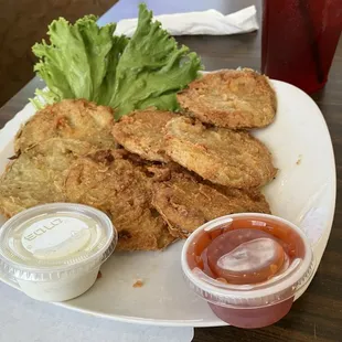 Fried green tomatoes