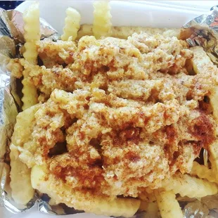 Crab fries! Lots of crab!!!