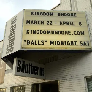 Here at the southern theatre for @kingdomundone