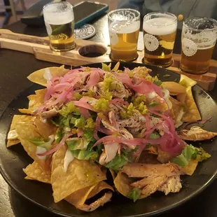 Smoked Chicken Nachos, so good