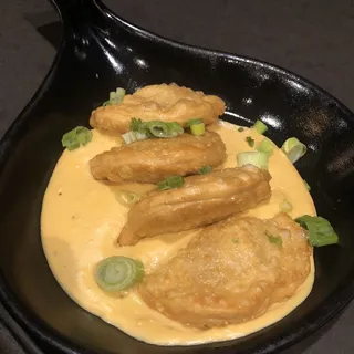 Crispy Potato & Cheese Pierogis