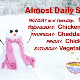 New Soup Specials