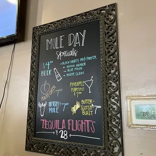 Mule day drink special
