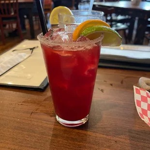 Muletown Margarita (BlackBerry)  Made my the cutest bartender in TN