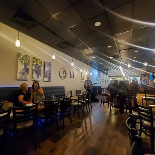 View when you walk in.