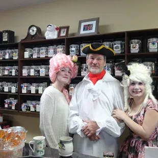 Marie Antoinette event, Feb. 2014. Let them drink cake!
