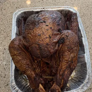 Whole, smoked turkey ordered for Thanksgiving