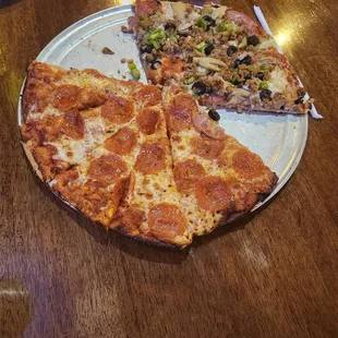 Combination Pizza, Pepperoni pizza large