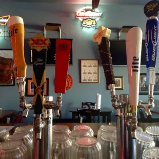 6 beers on tap - Happy Hour Tues-Fri 3pm - 7pm