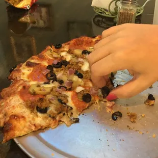 The best Dayton Pizza West of the Mississippi River. Reminds us of Giovani's in Fairborn, Ohio.