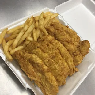 Chicken tenders dinner