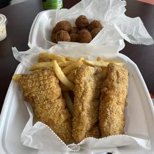 Cod with French Fries