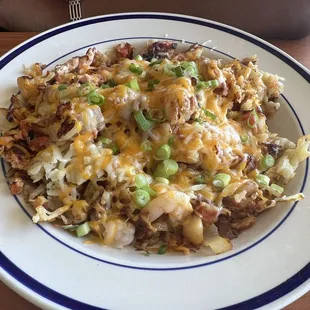 Seafood Loaded Hashbrowns