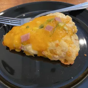 Ham and cheese scone