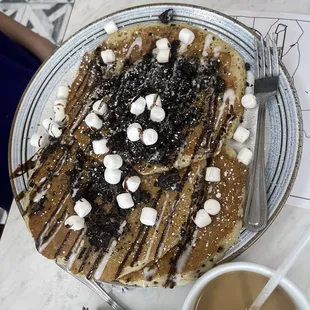 S'more / Oreo pancakes