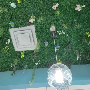 Floral ceiling decor