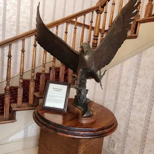 Eagle statue which Larry Hagman owned